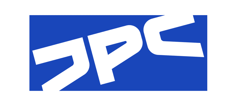 logotipo J P C negativo sangrado