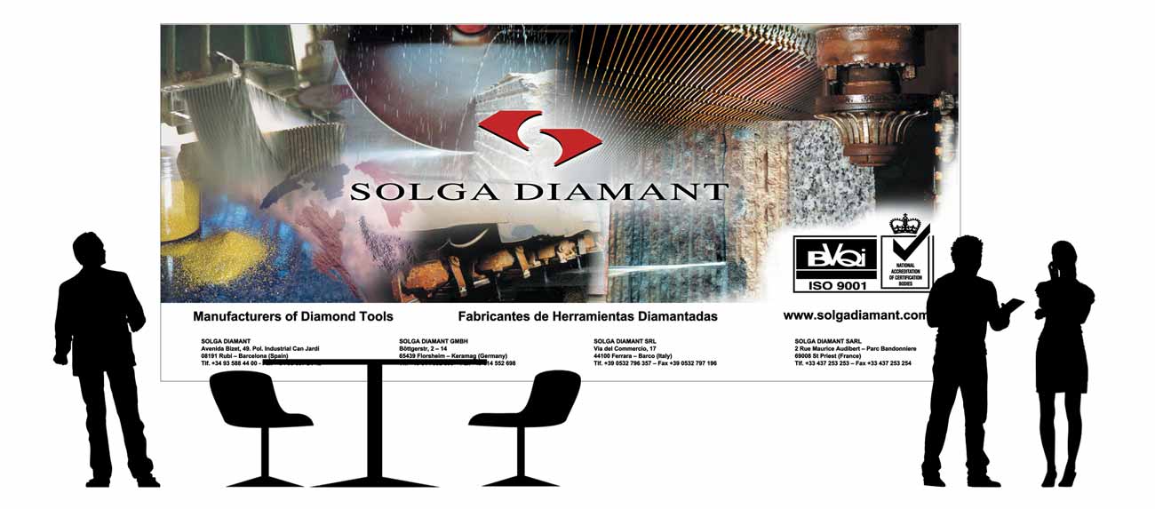 Decorado Solga Diamant para feria sectorial