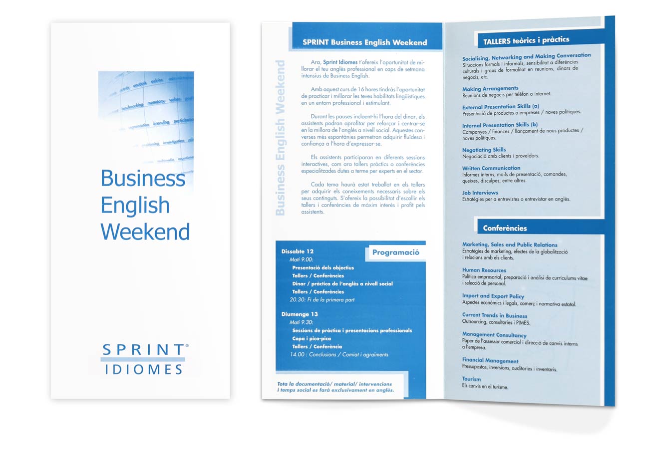 Desplegable Sprint Business