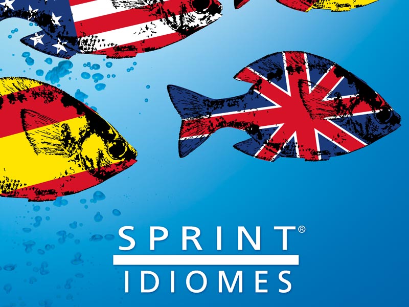 Cartel Sprint Idiomes