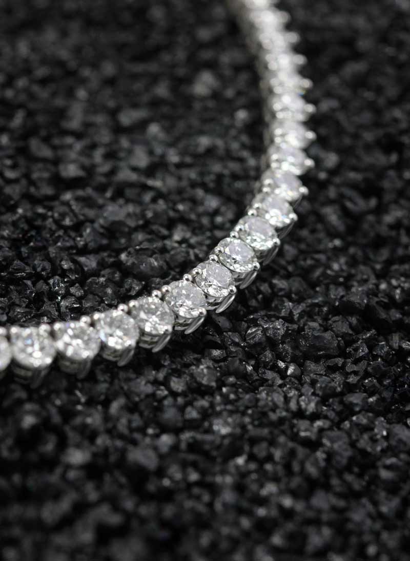 collar diamants