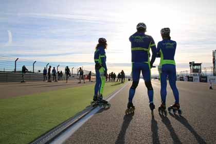 Prova de resistència de patinatge de velocitat Motorland