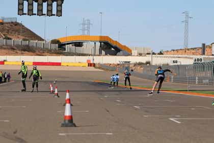 Prova de resistència de patinatge de velocitat Motorland