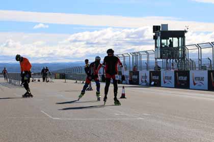 Prova de resistència de patinatge de velocitat Motorland