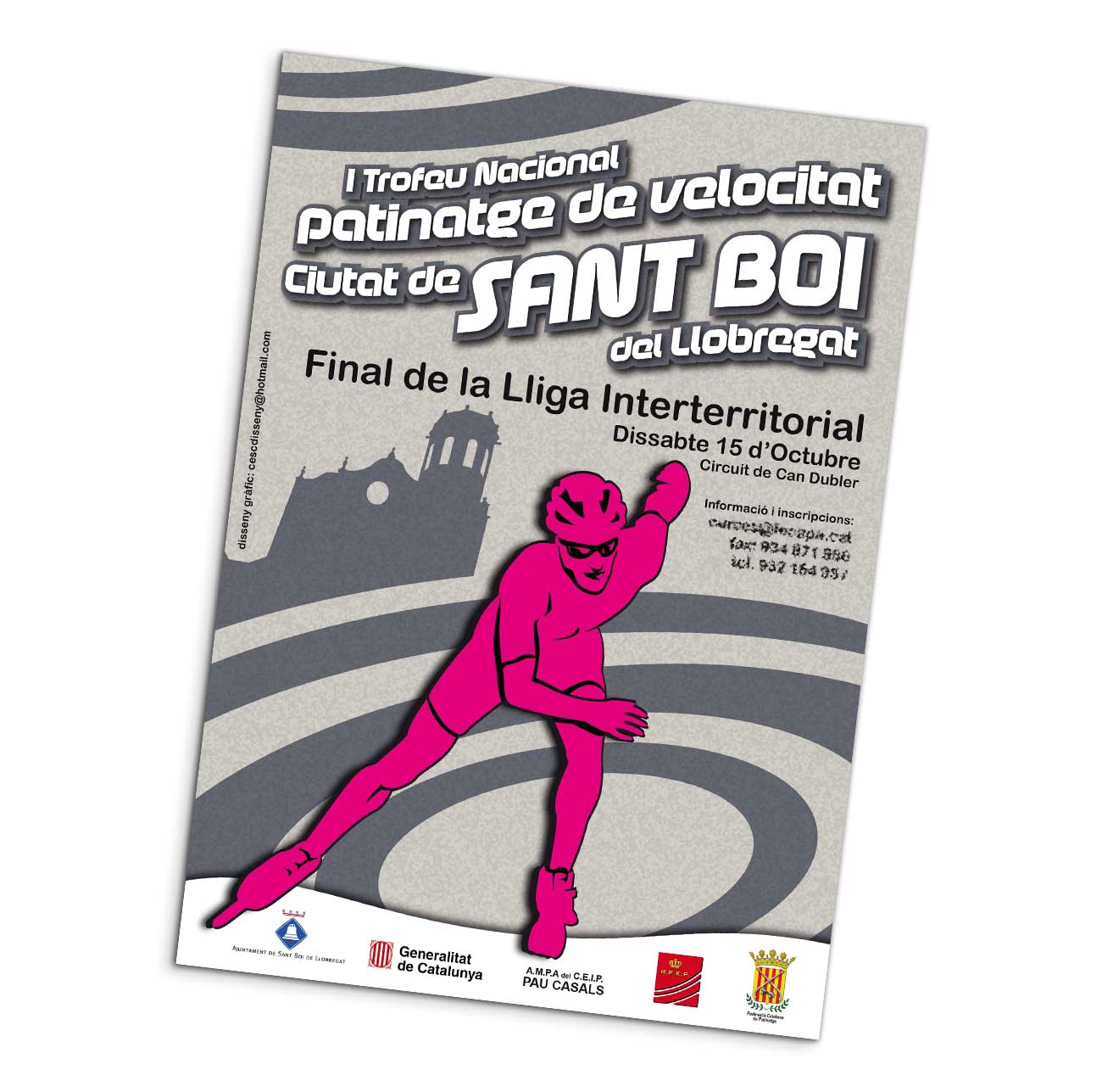 Cartell Trofeu Patinatge de Velocitat Ciutat de Sant Boi