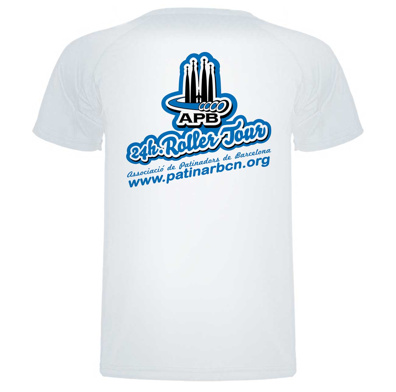 Camiseta 24h Roller Tour dorso