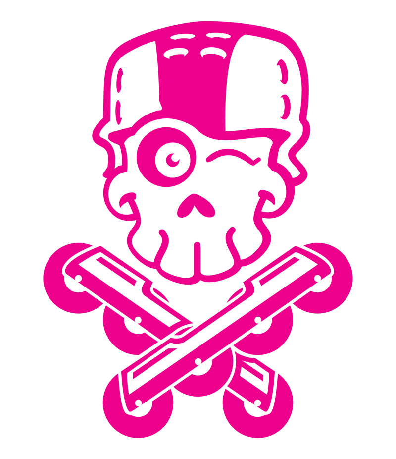 calavera roller pirata